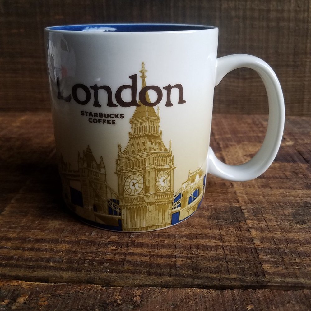 STARBUCKS London Global Icon Big Ben Mug